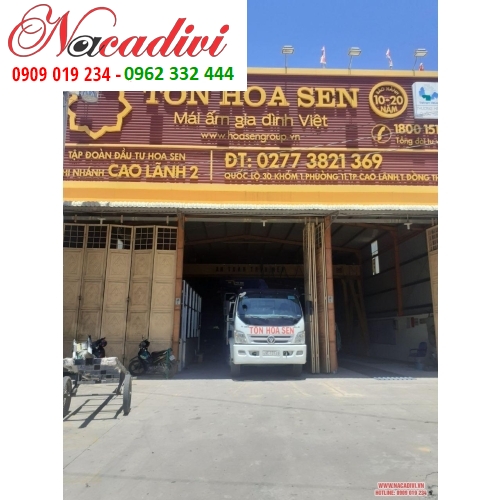 CTY NACADIVI LẮP ĐẶT CAMERA CN ĐỒNG THÁP - TẬP ĐOÀN TÔN HOA SEN