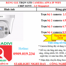 CAMERA IP AIWA JAPAN FULL HD 2.0MP AW-506EIP2PS-SD CHIP SONY