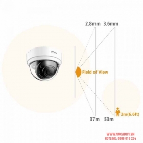 Camera IP Dome hồng ngoại không dây 2.0 Megapixel DAHUA IPC-D22P-IMOU