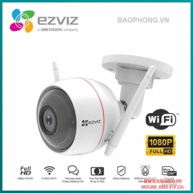 Camera IP hồng ngoại không dây, tích hợp còi và đèn báo 1.0 Megapixel EZVIZ C3W 720P