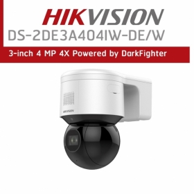 Camera IP Mini speed dome 4MP DS-2DE3A404IW-DE/W
