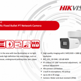 Camera IP Speed Dome hồng ngoại 2.0 Megapixel HIKVISION DS-2CD1P23G0-I
