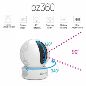Camera IP Wifi Ezviz C6CN CS-CV246 720P (B0-1C1WFR)