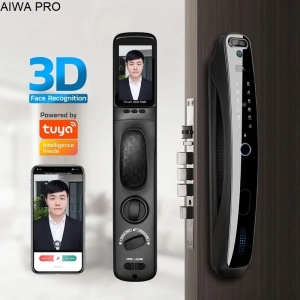 Camera Khóa Cửa Nhận Dạng Khuôn Mặt AW-820 Tuya Wifi