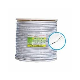 Cáp đồng trục liền nguồn Việt Hàn RG59-Cu 0.8 cuộn 200m