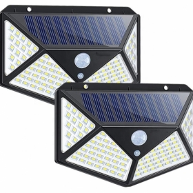 ĐÈN CẢM BIẾN NĂNG LƯỢNG 100 LED - 3 CHẾ ĐỘ
