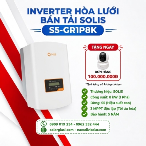 INVERTER HÒA LƯỚI BÁN TẢI SOLIS - S5-GR1P8K
