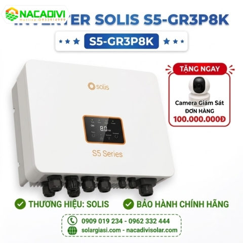 INVERTER HÒA LƯỚI BÁN TẢI SOLIS - S5-GR3P8K