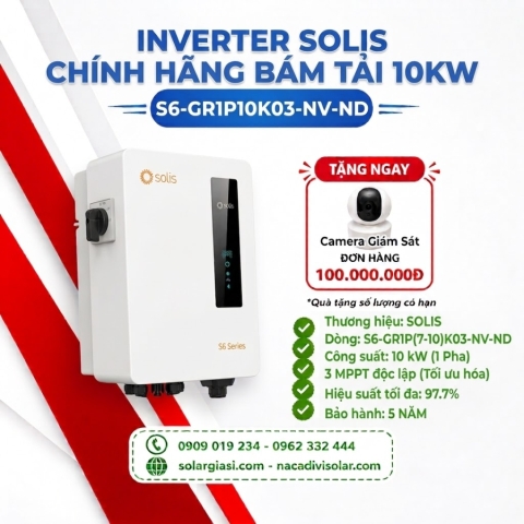 INVERTER HÒA LƯỚI BÁN TẢI SOLIS S6-GR1P10K03-NV-ND – 10KW