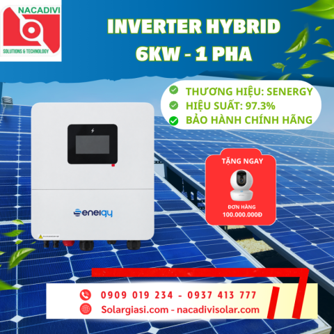 INVERTER HYBRID SENERGY 6KW - 1PHA SE 6K PRO