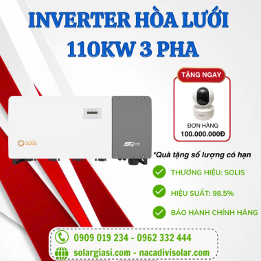 Inverter Solis 110kW I Biến tần Solis-110K-S6-GC110K