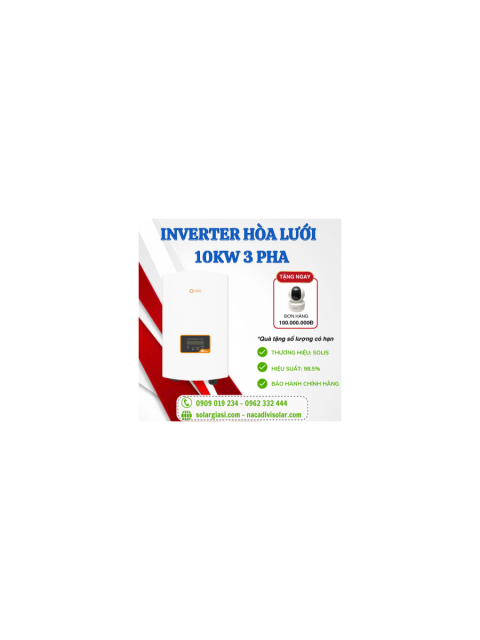 Inverter Solis 3 pha 10kW S5-GR3P10K