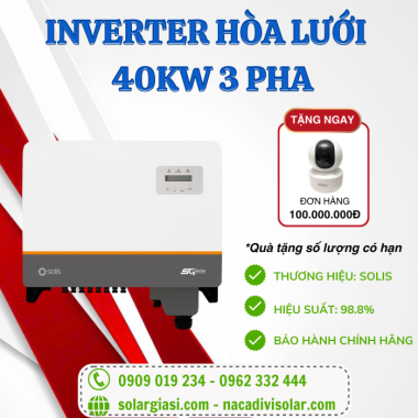 Inverter Solis 40kW | Biến tần Solis 40K-5G
