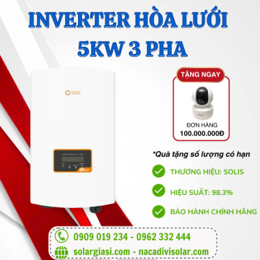 Inverter Solis 5KW 3 pha S5-GR3P5K