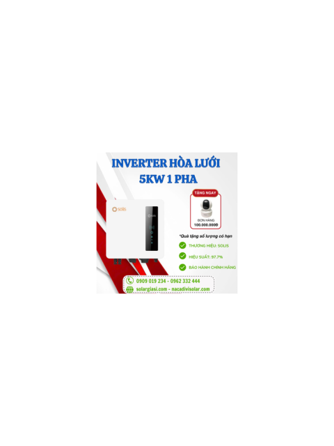 Inverter Solis 5kW S6-GR1P5K-S 