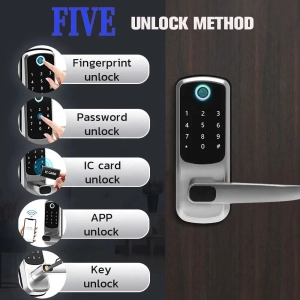 Khóa Cửa Vân Tay Kỹ Thuật Số AW-622 Điều Khiển Từ Xa Wifi Ứng Dụng Tuya