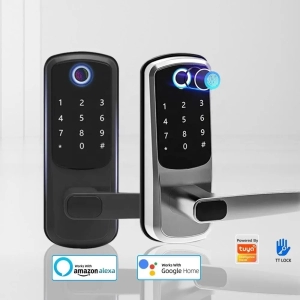 Khóa Cửa Vân Tay Kỹ Thuật Số AW-622 Điều Khiển Từ Xa Wifi Ứng Dụng Tuya