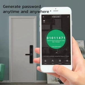 Khóa Cửa Wifi Vân AW-910 Tay Wifi Tuya