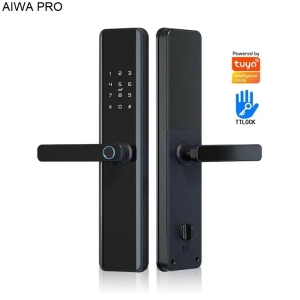 Khóa Cửa Wifi Vân AW-910 Tay Wifi Tuya