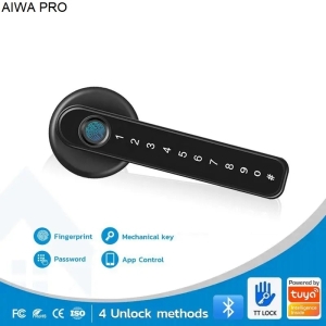 Khóa Thông Minh/ Chốt Cửa Tay Cầm Mật Khẩu Cửa Vân Tay AW- 403