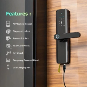 Khóa Thông Minh Vân Tay Camera Mắt Mèo AW-660 