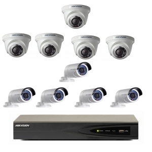 Lắp Đặt Trọn Bộ 10 Camera Hikvision 2.0mpx
