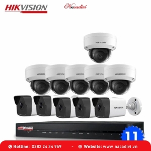 Lắp Đặt Trọn Bộ 11 Camera Hikvision 2.0mpx