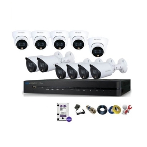 Lắp đặt trọn bộ 11 camera Kbvision 2.0mpx