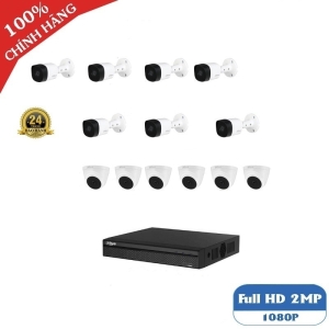 Lắp Đặt Trọn Bộ 13 Camera Dahua 2.0mpx