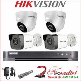 Lắp đặt trọn bộ 5 camera giám sát 5.0MP siêu nét Hikvision