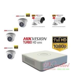 Lắp Đặt Trọn Bộ 5 Camera IP Giám Sát 2.0M Hikvision