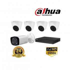 Lắp đặt trọn bộ 5 camera IP giám sát 2.0MP Dahua