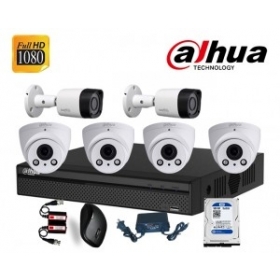 Lắp đặt trọn bộ 6 camera giám sát 2.0MP Dahua