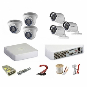 Lắp Đặt Trọn Bộ 6 Camera IP Giám Sát 1.0M Hikvision