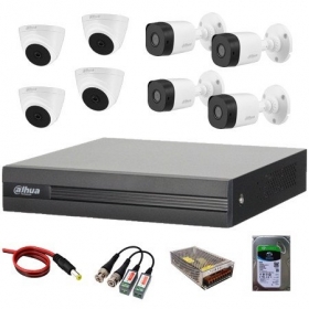 Lắp đặt trọn bộ 8 camera giám sát 1.0MP Dahua