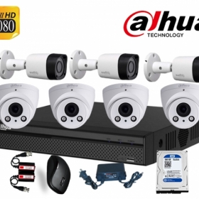 Lắp đặt trọn bộ 8 camera IP giám sát 2.0MP Dahua