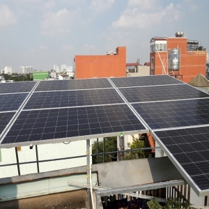 Lắp Hệ Thống Năng Lượng Mặt Trời Hòa Lưới Điện 3 Pha 10kW