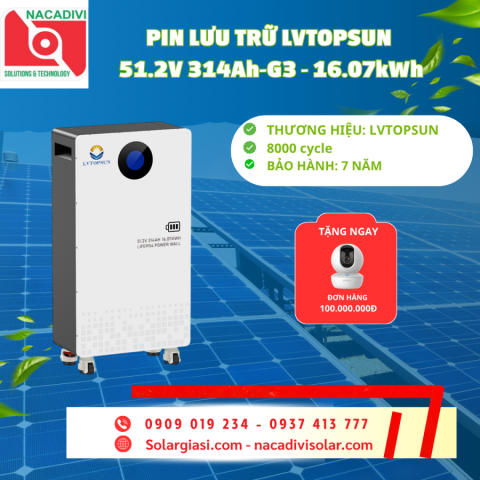 Pin lưu trữ LVTOPSUN LVTS-512314-G3 -  16.07kWh