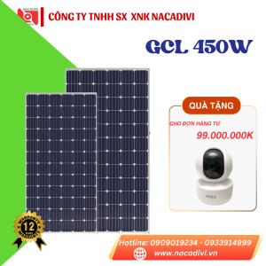 Pin mặt trời GCL 450W