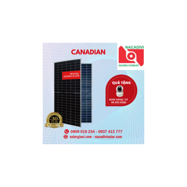 Tấm Pin Canadian 615W Năng Lượng Mặt Trời