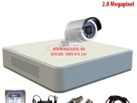 Trọn Bộ 1 Camrea HIKVISION 2MP