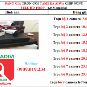 TRỌN BỘ CAMERA AIWA 4.0MP FULL HD