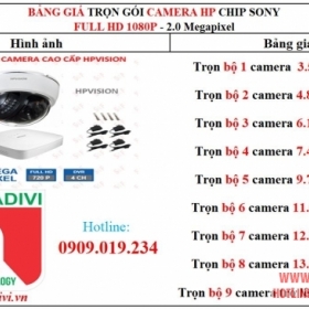 TRỌN BỘ CAMERA HPVISION 2.0MP FULL HD